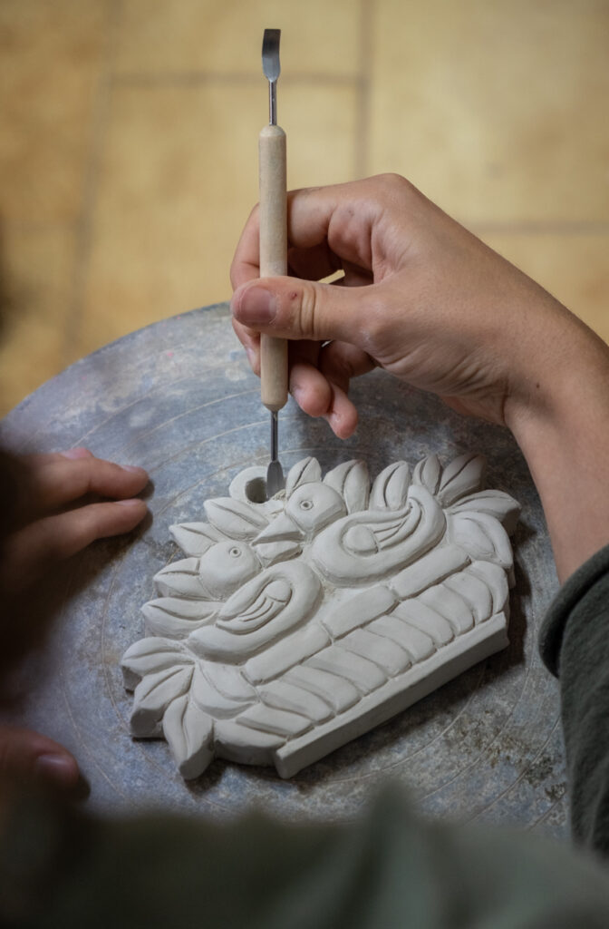Creazione con terracotta